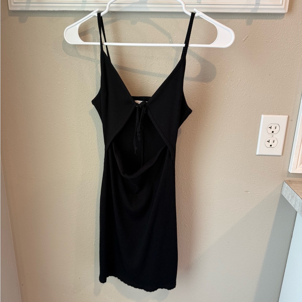 Urban Outfitters Black Peephole Front Dress